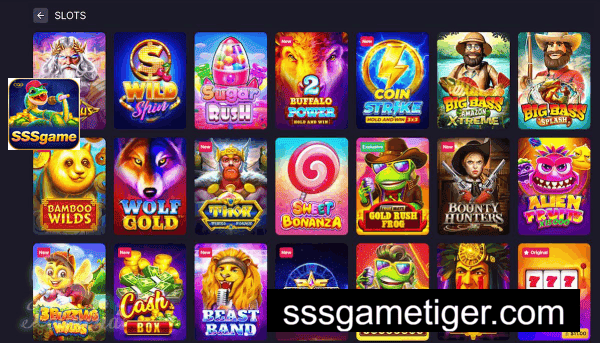 Aplicativo móvel SSSGAME para iOS e Android